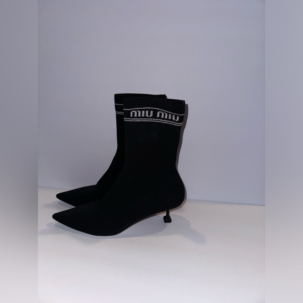 Miu Miu Black Women's Boots - Picture 7 of 8